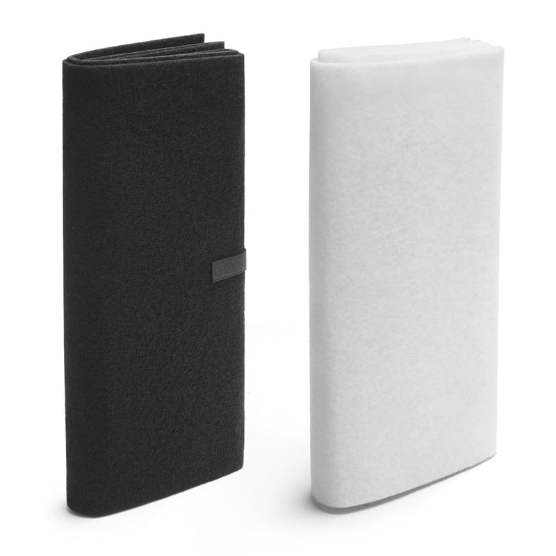 FR400 Pre-Filter Replacement Compatible with Austin Healthmate FR400, HM400, HM402, HM405, HM410, HM450 Air Purifier, 1 Activated Carbon+1 White Pre - Filter