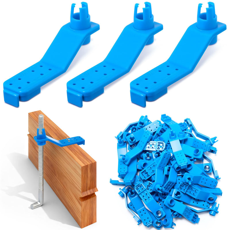 30 Pcs 5/8'' Anchor Bolt Holder Handle Saver, Accurate and Clean Installation of Anchor Bolts in Concrete (Blue) 30 Blue