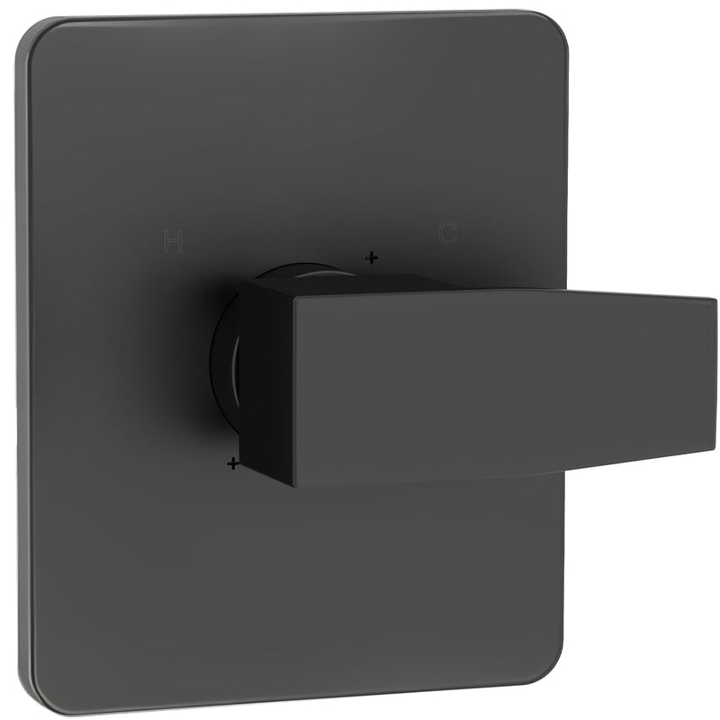 Replacement for Delta 13/14 Series Shower Faucet Set,Shower Handle Set Compatible with RP46074,Fits R10000 Series Valves(Cartridge and Valve Not Included),Black Black