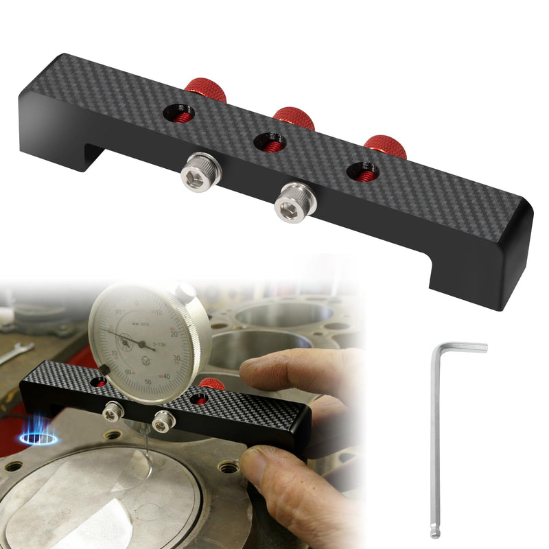 Magnetic Deck Bridge, Up to 4-1/2 in Bores (black)