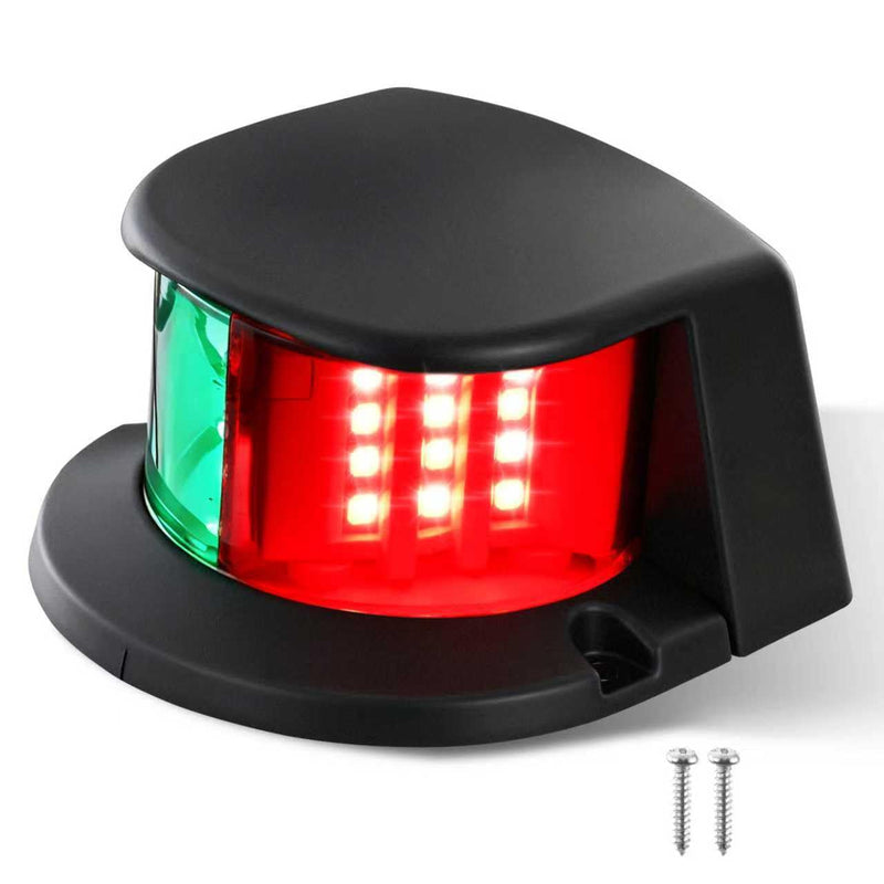 Red and Green Boat Navigation Lights，Waterproof 2NM 10-30V,Energy-Saving,Boat Navigation Lights Led for Fishing Boats Bowrider Skiff Plastic