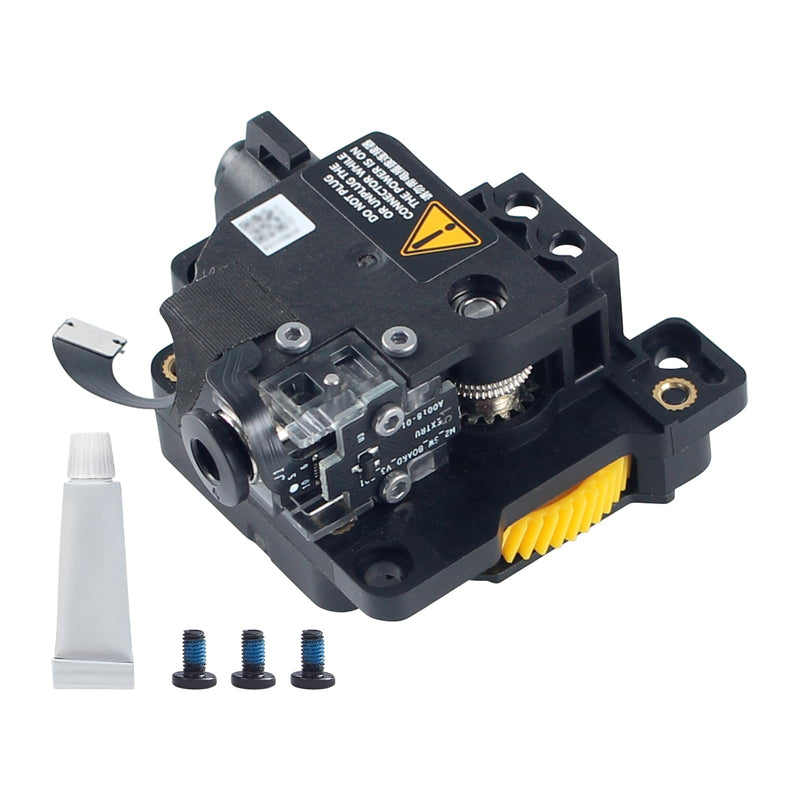 Immdinogo Stainless Steel Extruder Unit Replacement for BambuLab P1P/P1S: Dual Gear Hotend Printing Extrusion Assembly to Increase Extrusion Force and Filament Run-Out Detection 3D Printer Accessories