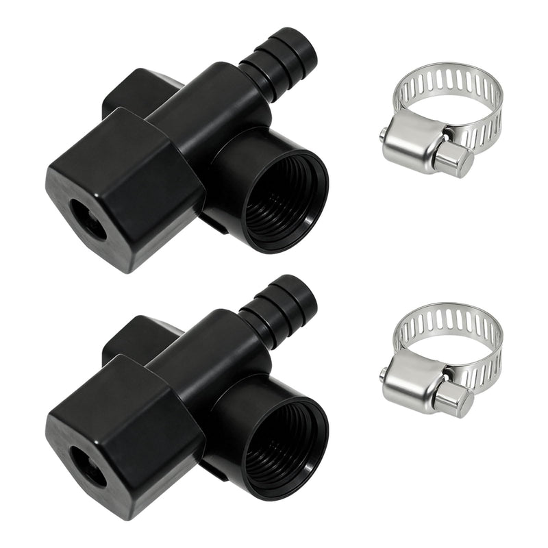 2Pcs BU100505-KIT Upper Supply Assembly, with Metal Buckle, Compatible with 503, 503H, 504 Series Pressure Assisted Toilet Flushing Systems