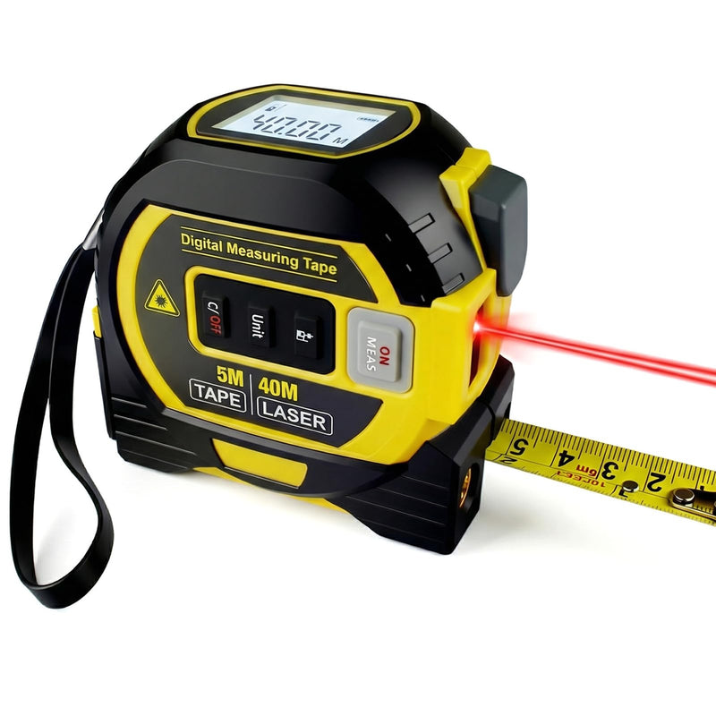 3-in-1 Laser Tape Measure 135Ft | Laser Distance Meter