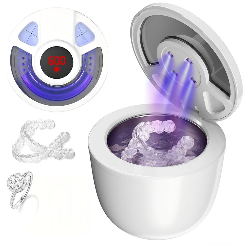Professional Ultrasonic Jewelry Cleaner for Home Use, Electronic Cleaning Device