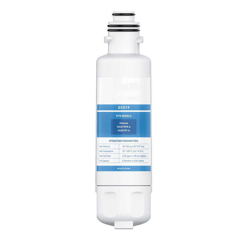 HX2019FR-A, HX2019F-A Water Replacement, Compatible With Hisense HRM260N6TSE, HRFD560SW, HRCD585BW, HRCD650BW, HRFD634BW, HRCD586TBWB and Mora MRM260N6TSE, 1 PC