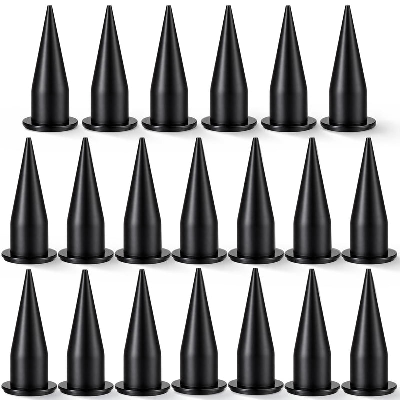 Lasnten 20 Pcs Sausage Caulking Gun Tips Reusable Caulking Cones Nozzle Straight