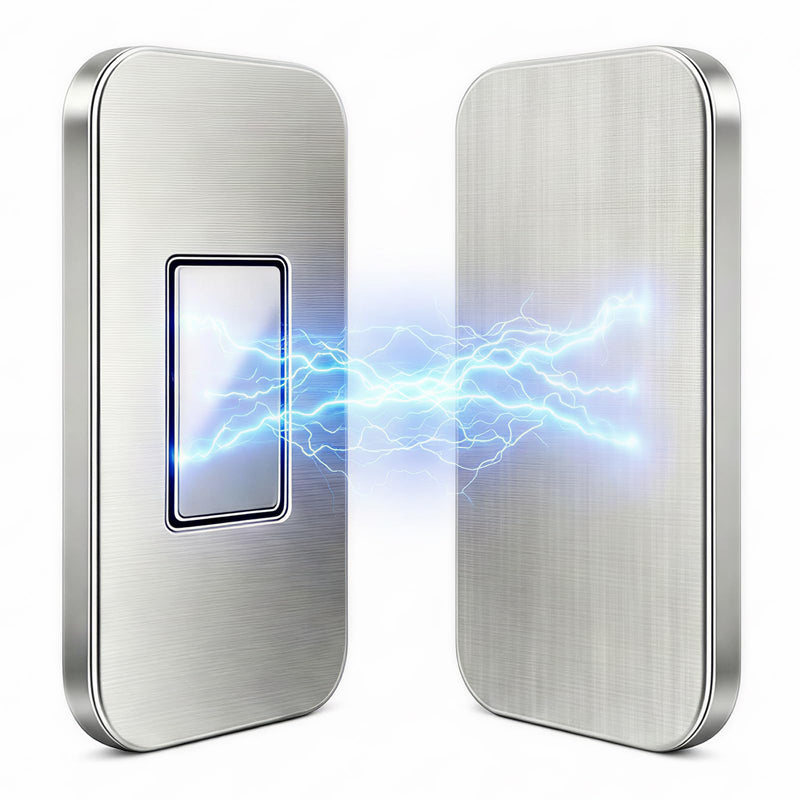 10 Pack Cabinet Magnets for Closure, Ultra Thin 0.08in Magnetic Door Catch with Double Side Adhesive Tapes, Baby Proofing Magnetic Cabinet Door Latch for Bathroom Vanity, Drawer, Closets, Silver
