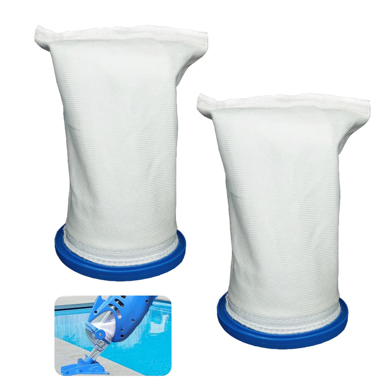 Replacement for Pool Blaster Max Sand and Silt Filter Bag Compatible with Pool Blaster Max, Max Li, MAX CG,Catfish Ultra, Ivac 250, Volt FX-4, Volt FX-8 Models Pool Vacuum（2Pcs）