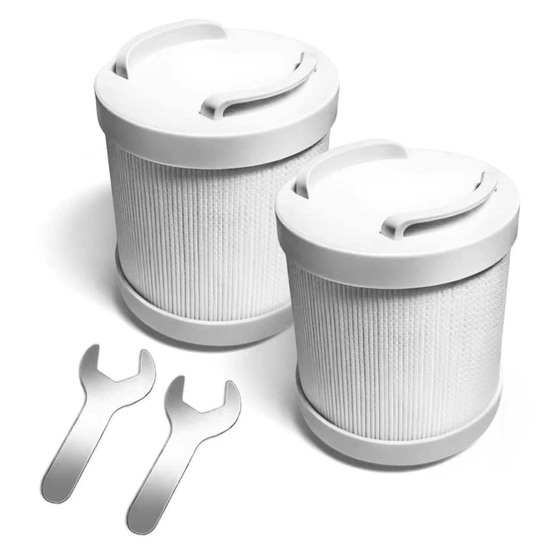 2-Pcs Replacement Shower Cartridge Compatible with Filterbaby Pro Series | Activated Carbon Fiber Refill, Reduces Chlorine, Chloramine & Heavy Metals 2-Pcs