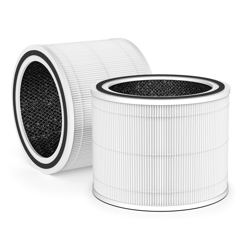 2-pack 12070 Air Filter Replacement, Compatible with Clorox Turbo Air Purifiers 11070, Medium Room Advanced Carbon Air Filter Replacement（12070） 2 Pack