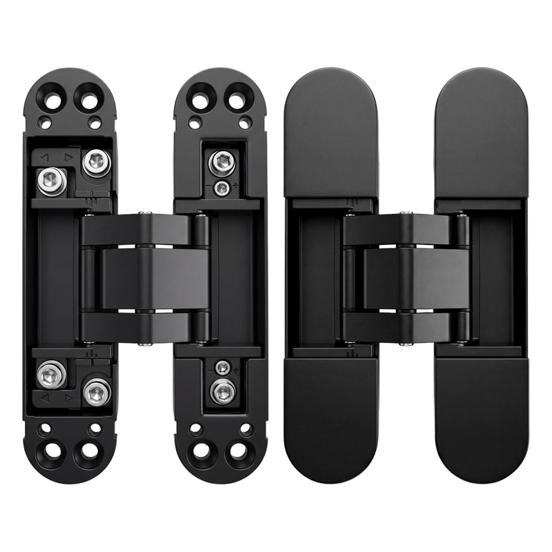 INVIS G60 Hidden Door Hinge, Concealed, Invisible (Matte Black) Matte Black