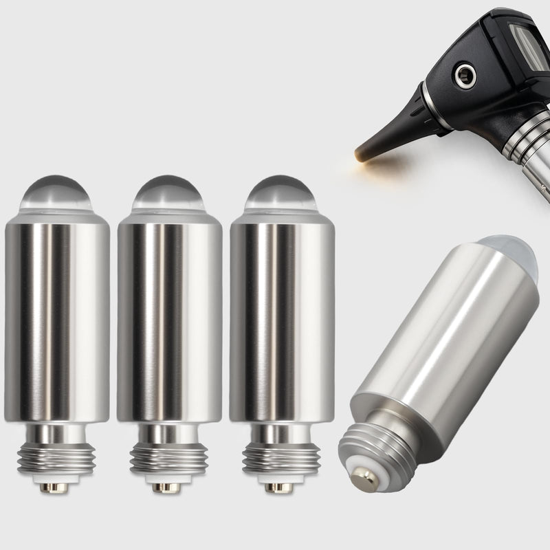 03100-U Halogen Replacement Bulbs Compatible with Welch A-llyn Otoscopes, 3.5 Volt Replacement Bulbs, 4 Pack