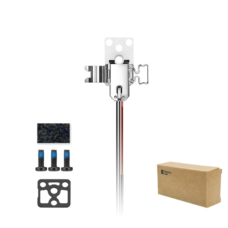 Original H2S Hotend Heating Assembly Kit for Bambu Lab H2S 3D Printer, H2S Hotend Assembly Extruder Parts Quick-Change with Heater Cartridge and Thermistor, Base Clip