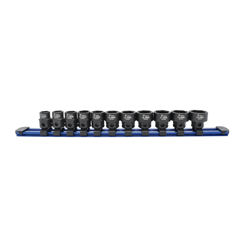 Astro Tools 78312 3/8" Drive 1/2 Size Nano Socket Set for Undersized, Swollen or Damaged Bolts