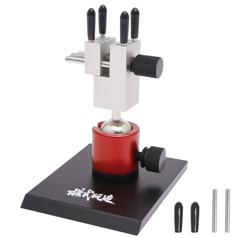 Mini Vise Table Top Clamp, Aluminum Alloy Small Bench Vice for Hobby Jeweler, 360° Rotatable Adjustable Workbench Tool for Jewelry Making DIY Project Craft Repair Tool