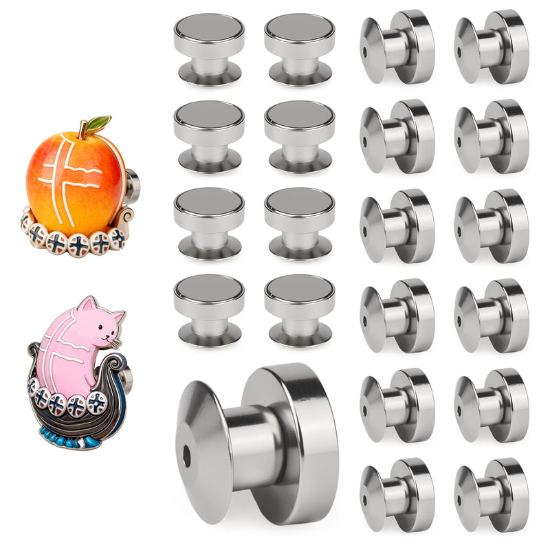 50PCS Magnetic Pin Backs for Enamel Pins Convert Enamel pin to Refrigerator Magnets Conversion Tool for Refrigerator for Home Office Whiteboard Fridge Decor and Gifts Enamel Pins Not Included