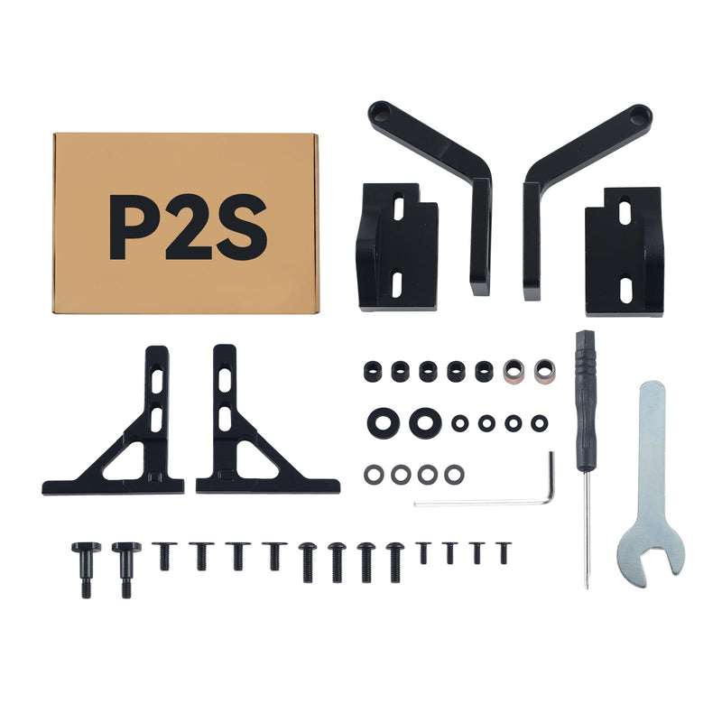 FYSETC Upgraded Parts for Bambulab P2S Door: Assembly All Metal CNC Door Hinge 180/270° Adjustable Easy to Swivel for 3D Printer Lab P2S Not for P1S P1P H2S H2D H2C X1C