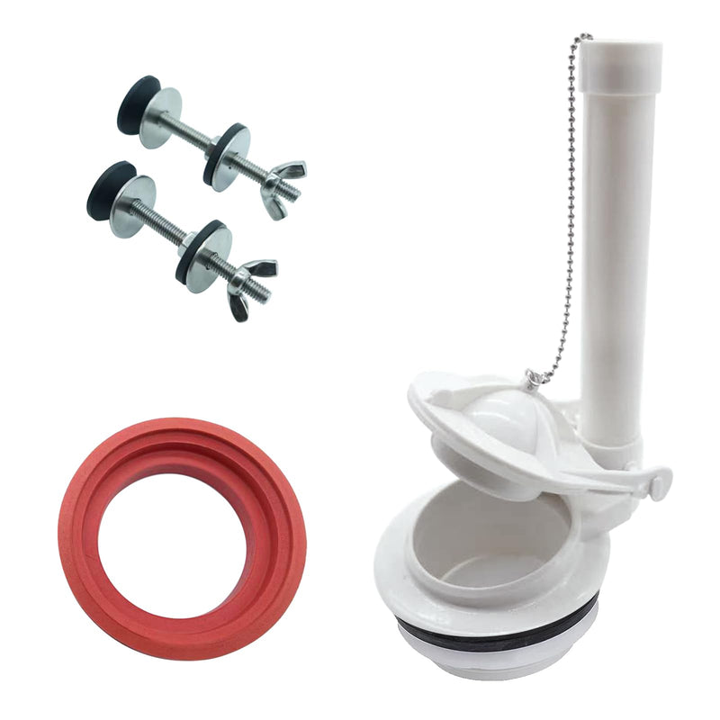 Toilet Flush Valve Replacement Kit for American Standard Champion 4 ，Titan ，Duravit Two Piece Toilets, Compatible with 4149A 4215A 4260 4266 Tanks