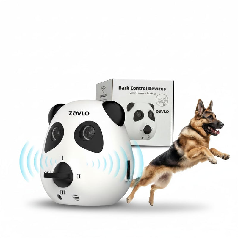 Anti Barking Device for Dogs, Ultrasonic Dog Bark Deterrent Devices, Cute Panda Style Dog Barking Deterrent Devices,3 Modes Bark Box, Dog Barking Stopper Long Range for Indoor & Outdoor Use