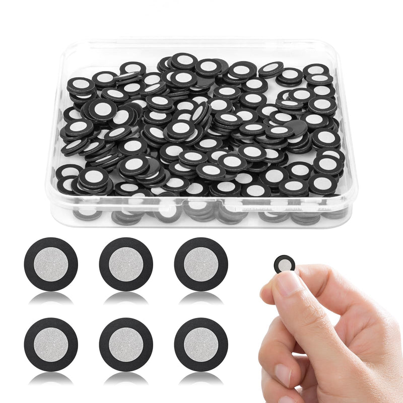 300PCS 3D Scanner Markers, Magnetic Reference Points for Scanning, Diffuse Reflective Positioning Targets, Reusable Tracking Dots for 3D Printing & Reverse Engineering (Inner 6.0 mm Outer 10 mm) 300