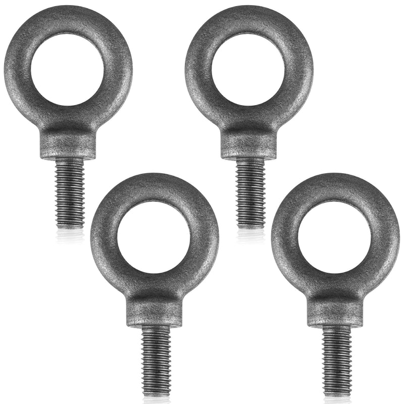 Hicarer Lifting Shoulder Eye Bolt, Industrial Grade Heavy Duty Forged Steel, for Tractor Truck Bucket Use as Towing & Pulling Point(1/2" -13 x 1) 1/2" -13 x 1"