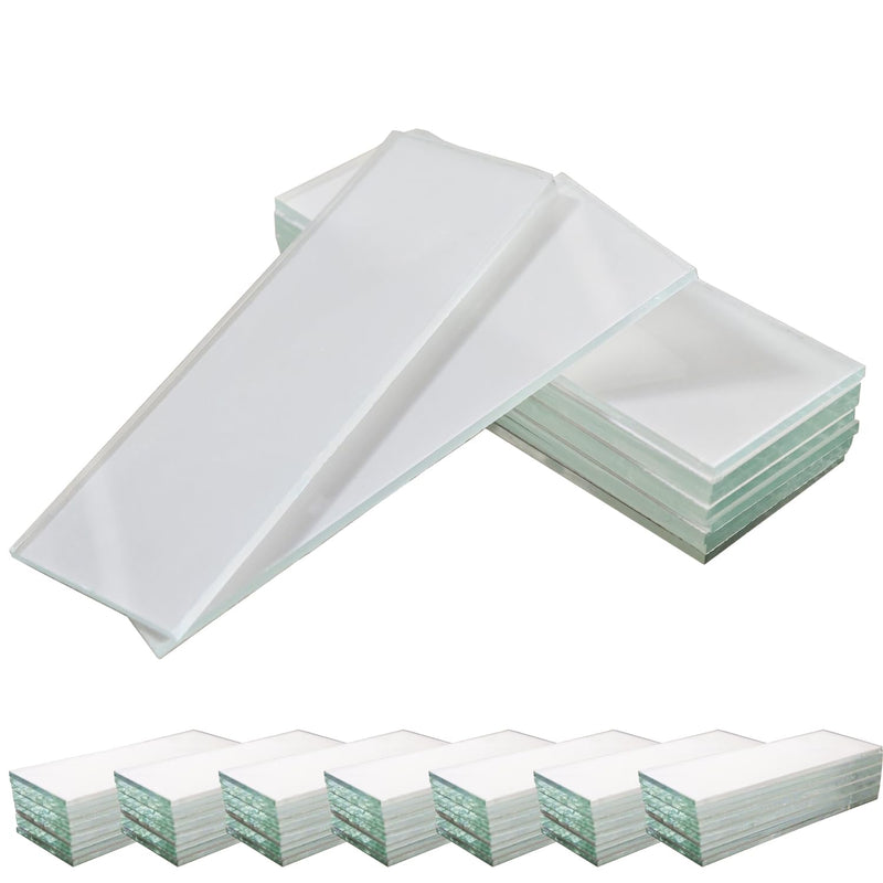 TLC Plates 25 x 75mm, Glass Backed Silica Gel GF254 Thin Layer Chromatography Plates with Fluorescent Indicator, Lab TLC Plate, Pack of 80 25x75mm