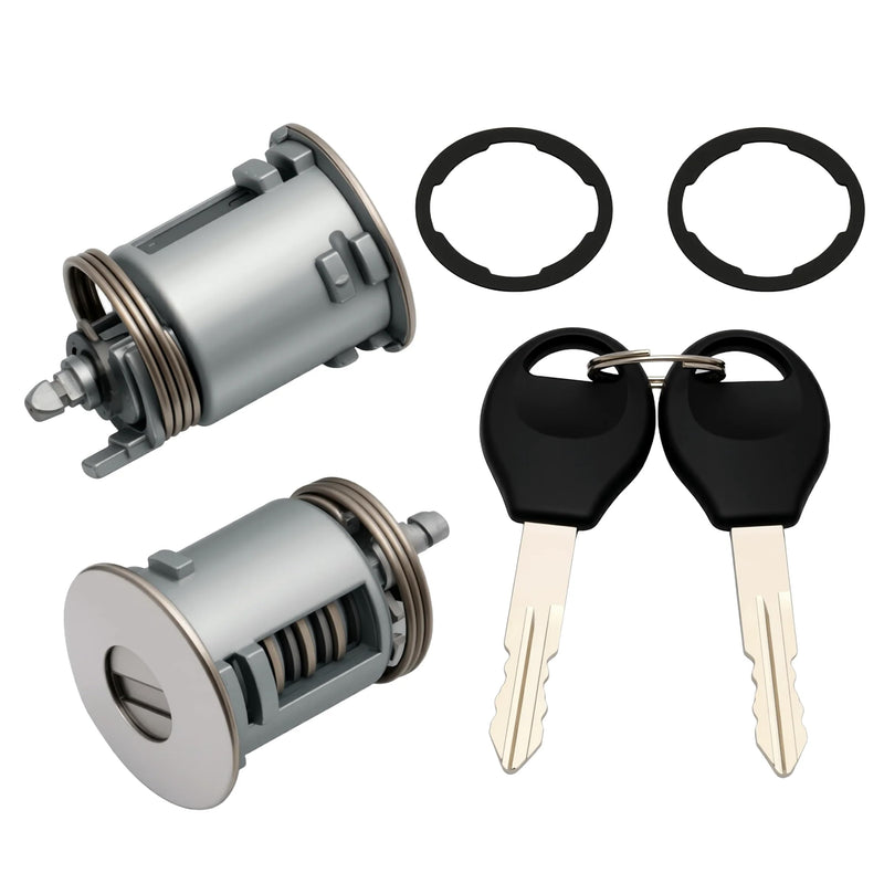 Door Lock Cylinder Kit Compatible with Classic FLD112, Freightliner, Century, Columbia, Condor Base, Argosy Base, Cascadia 2003-2012 Replace for A22-57157-000 A2257157000 W22-00056-000 HLK2770K