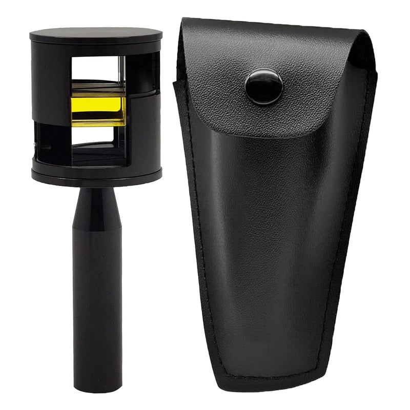 Double Prism Optical Square for 90 Degree Right Angle Layout, Straight Line | Portable Penta Prism for Surveying & Construction Perpendicular Line