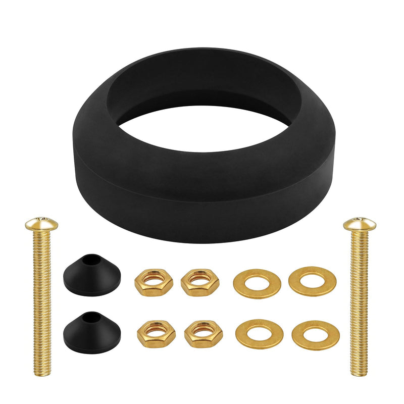 Tank to Bowl Bolt & Gasket Kit, Compatible with Toto Drake/Eco Drake Toilets (9BU024E & THU833-A Replacement), Fits Most Two-Piece Toilet Models