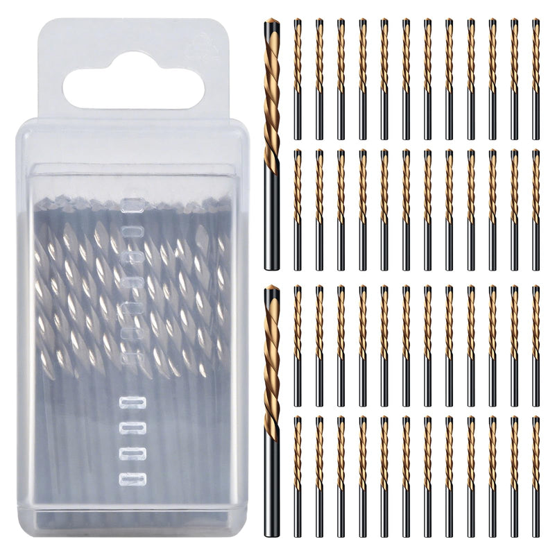 50PCS Drywall Router Bits, 1/8" Drywall Cutting Bit | M2 HSS Guide Point Bits for Spiral Saws and Rotary Power Tools, Designed for Clean Gypsum Board Cutting