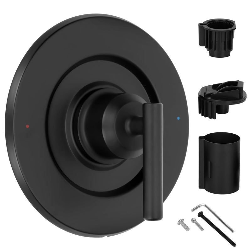 T2901BL Replacement for Moen Gibson Valve Trim Kit Matte Black Handle