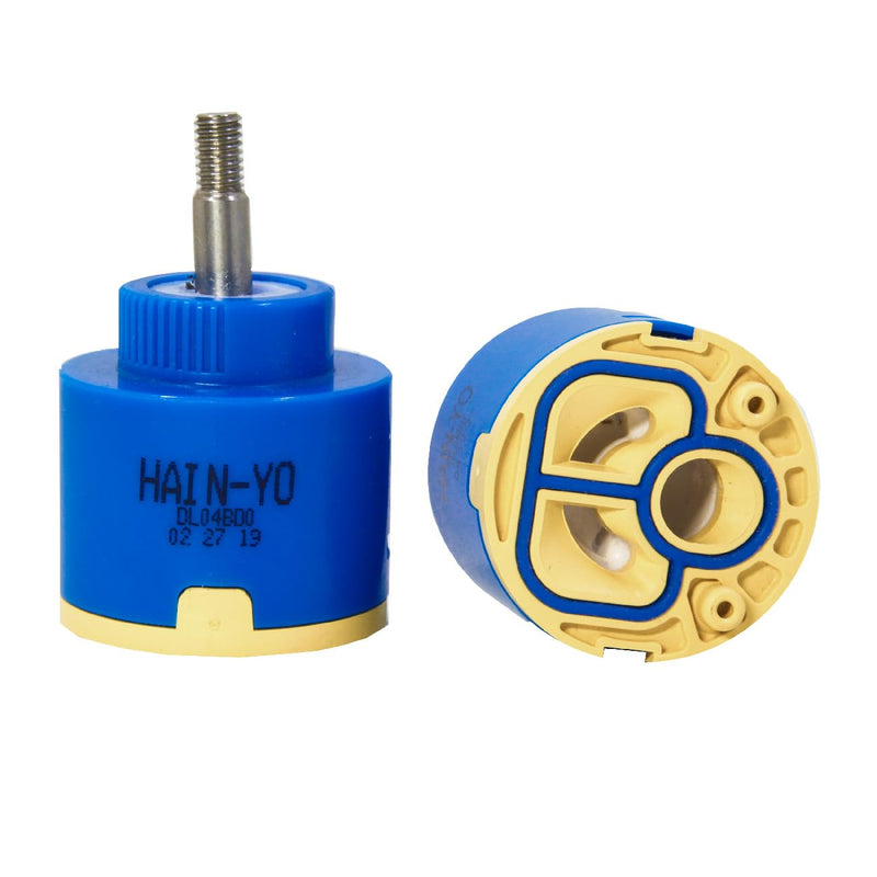 DL04BD 40mm Faucet Cartridge, KCG 7010 40mm Replacement Cartridge, Kuching H40341A Single Lever Joystick Style Ceramic Cartridge for Hain-Yo/Kingston Brass, Faucet Repair Kit