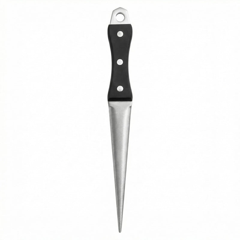 Hoof Knife Sharpening Rod - 10” Professional Honing Steel for Farrier & Farm Knives with Ergonomic Solid Wood Handle & Protective Sheath