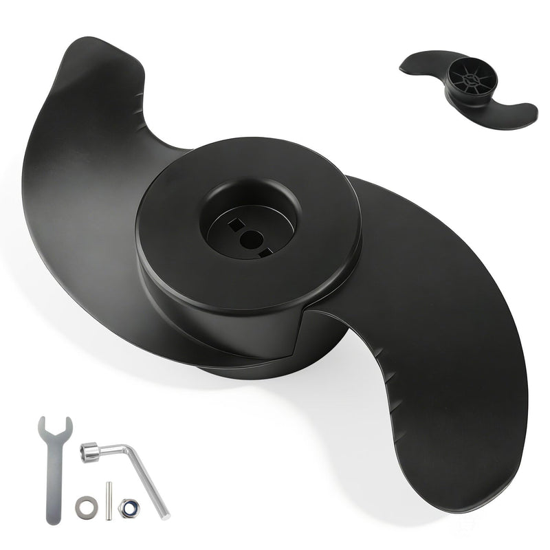 Trolling Motor Propeller Blade Weedless Wedge 2 Prop Compatible with Minn Kota MKP-33 Ulterra Terrova 80lb/101lb Replace#: 1865018