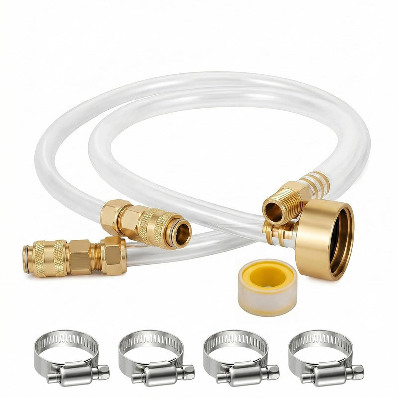 Seastar Hydraulic Steering Bleed Kit, Leak-Proof Marine Bleeder Tool with Brass Fittings for Boat Steering Systems, Mess-Free Fluid Bleeding and Maintenance Kit (2 Sizes)