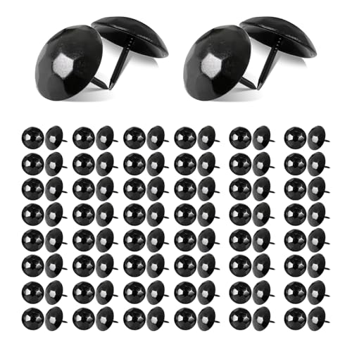 100 Pcs 1 Inch Large Iron Clavos Decorative Nails, Iron Antique Clavos, for Wood Home Improvement, Farmhouse Shutters, Barn Door, Furniture Nails