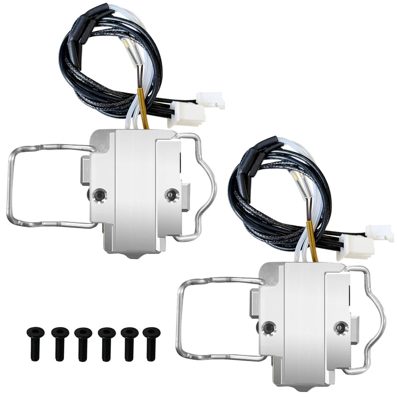 2PK Kobra X Hotend Heating Assembly Kit with Heater Cartridge & Thermistor | High-Temp Resistant, All-Metal Insulated Base Clip, Wear‑Resistant Stable Extrusion, Quick-Swap for Anycubic 3D Printer Parts 2PK