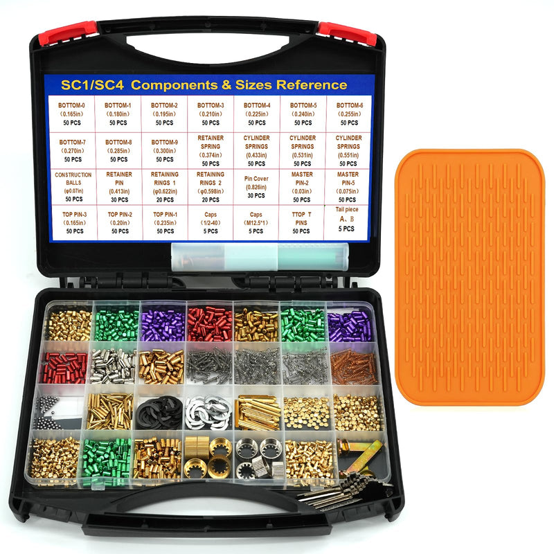 SC1 & SC4 Rekey Kit, Lock Rekeying Kit, Cylinder Pinning Kit