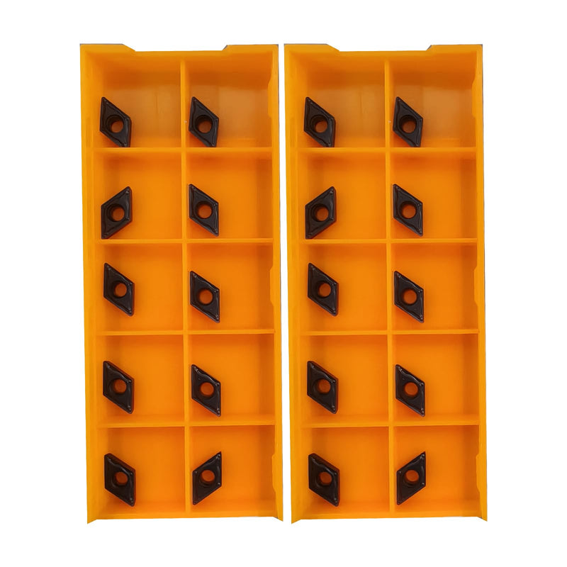 20PCS DCMT21.51 DCMT070204 Lathe Turning Inserts for Stainless SteelCR6011 1-20P-DCMT070204-MM-CR6011