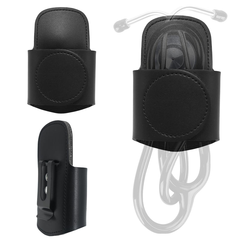 Stethoscope Holder Compatible with EKO,PU Leather | Lightweight,Medical Core 500 Digital Stethoscope Accessory for Physicians, Nurses & Students