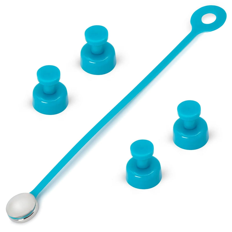 Go Hang It! Magnetic Stud Finder Buddy - Pendulum Stud Magnet with 4 Marking Pawns for Drywall, No Batteries, Finds Studs Fast for TV Mount, Shelves, Gallery Walls