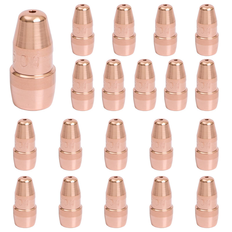 20Pcs VTS35 Contact Tips .035/0.9mm for Tweco Fusion 140 180 220 250 | Conductive Welding Tips, 1110-1310 Velocity Light Duty Consumables for MIG Welding Guns, MIG Gun Replacement Accessories VTS35-20pk