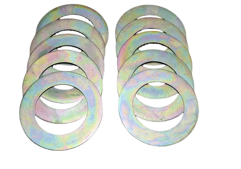 Bucket Pin Shims Washers Size 80 mm x 45 mm x 2 mm Set of 10 Pcs Fits and Compatible with Various Earthmoving Machines