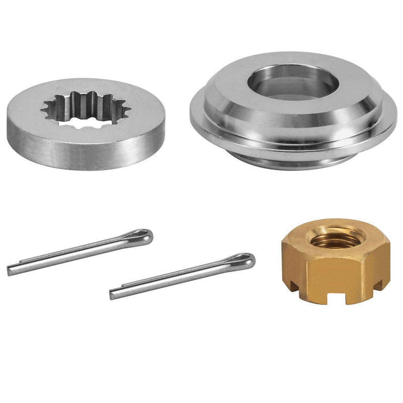 OEM Evinrude Boat Propeller Installation kits Compatible with Evinrude Outboard Engines 15-35HP,14 Spline Tooth,Thrust washer/Aft Spacer/Washer/Nut/Pin