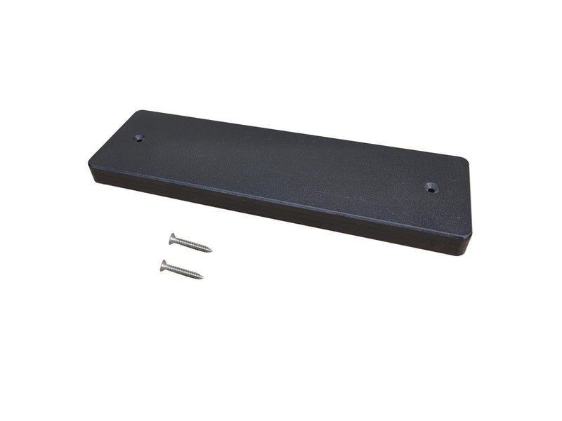 Brocraft Resistant Marine-Grade Boat Transducer Mounting Plate Hardware Kit/Transducer Mounting Board Black And without Spray Shield