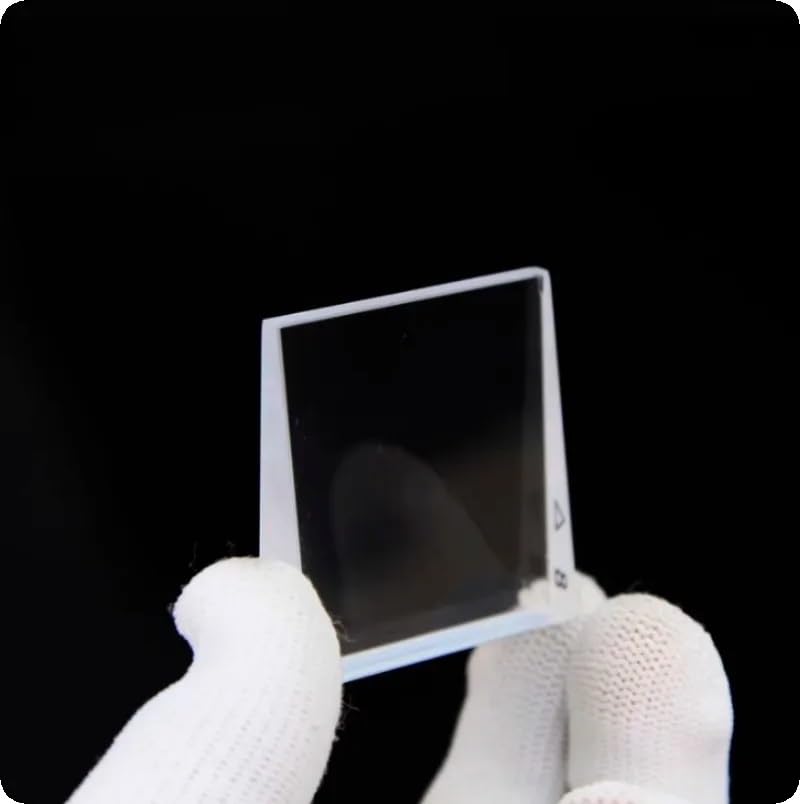 1Pc Optical Wedge Prism,Wedge & Right-Angle Prism K9 Optical Glass Prism 40x40mm(4 Degree)