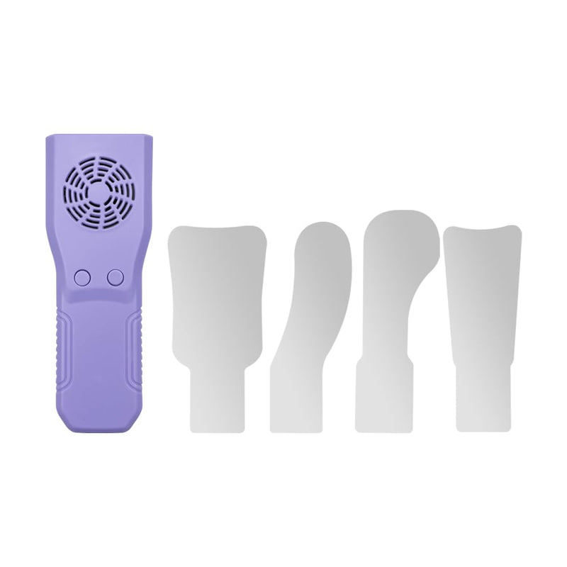 Fog-Free Dental Photographic Mirror, YOUYA DENTAL Dental Occlusal Mirrors Double Sided Reflector Occlusal Intraoral Mouth Mirrors Oral Inspection Kits with 4 Plated Glass Reflectors (Purple) Purple