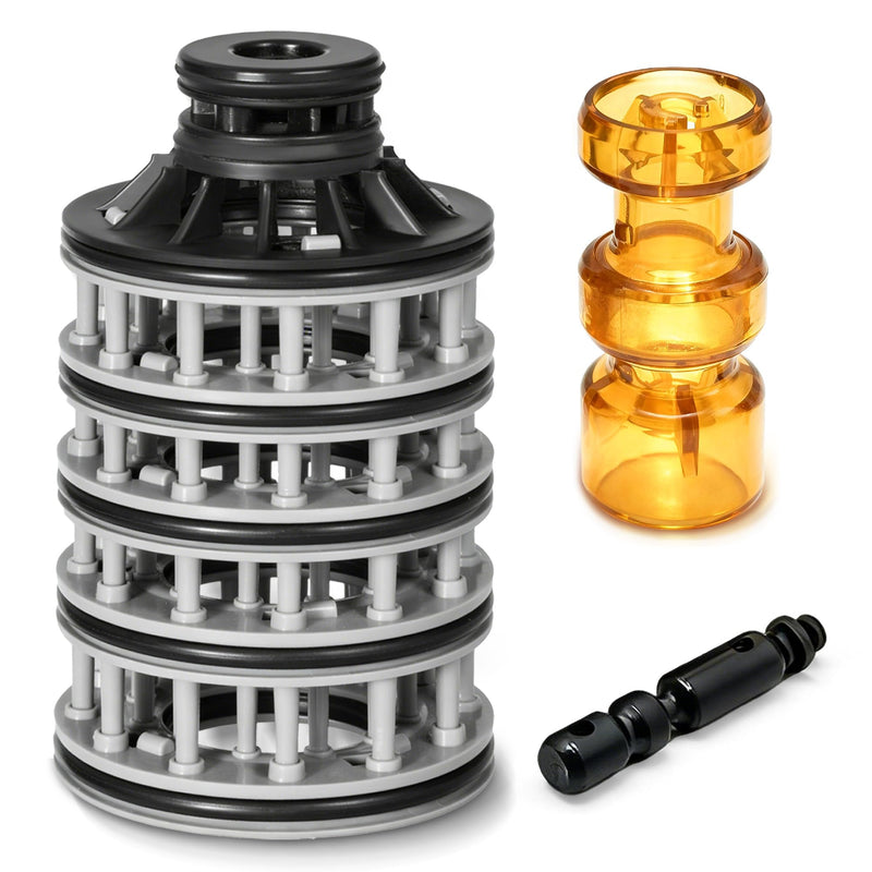 New Upgraded WS1 Water Softener Interior Rebuild Kit, Interior Repair Kit Bundle for Clack WS1 Series, Including Spacer Stack V3005, Regeneration Piston V3174 and Downflow Piston V3011