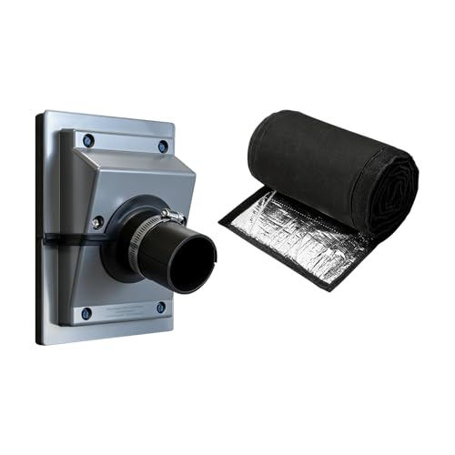 HVAC Wall Penetration Cover & 3-Layer Insulated Line Set Sleeve Kit